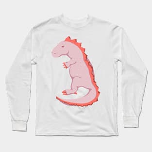 pink dinosaur Long Sleeve T-Shirt